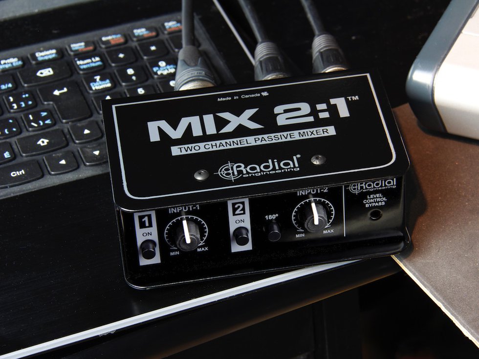 Radial's Mix 2:1 Passive Summing Mixer Now Shipping - Church